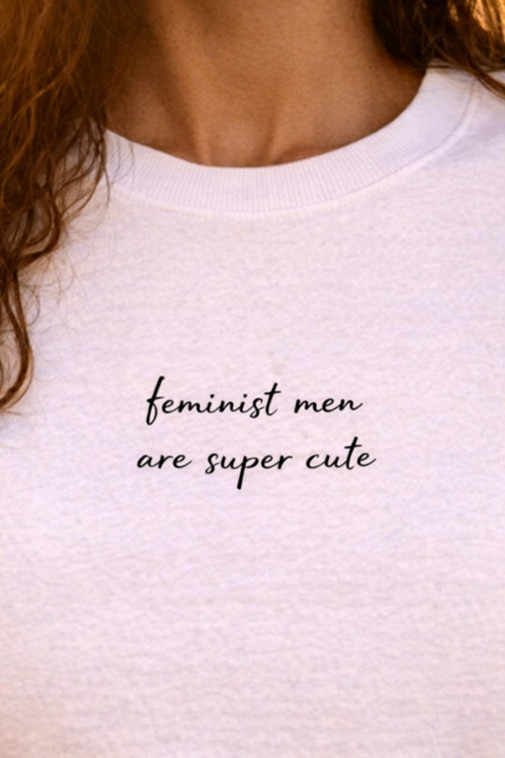 Tee 04 - Feminist men are super cute.