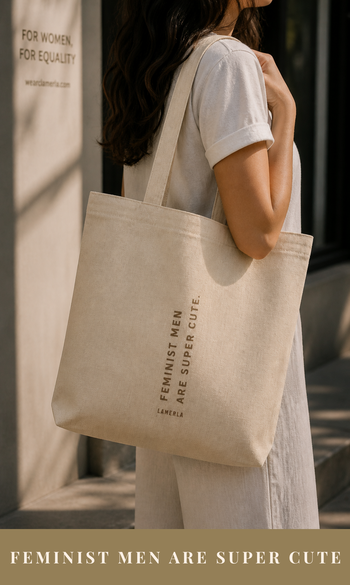 Tote 04 - Feminist men are super cute.